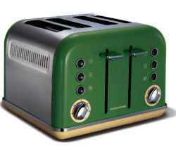 Morphy Richards Accents 242006 4-Slice Toaster - Sage Green
